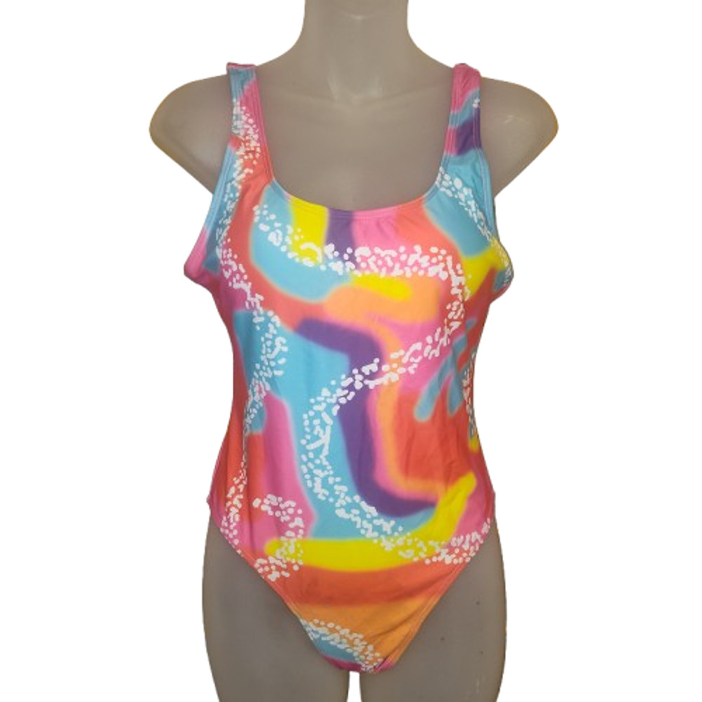 Miaiulia Women's Multicolor One Piece Classic Swimsuit Size S BG31